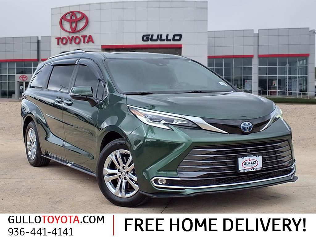 2023 Toyota Sienna Platinum Green at AutoSavvy Houston Southwest