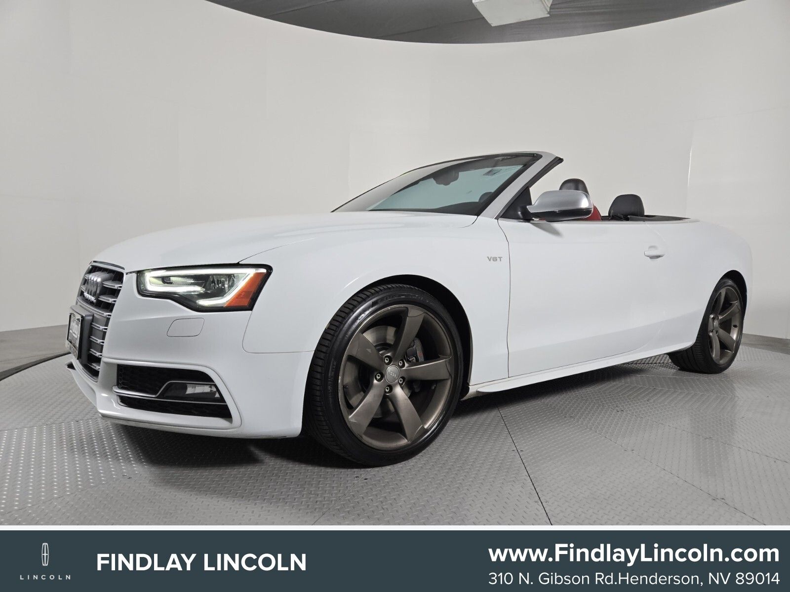 Glacier White Metallic/Black Roof 2017 Audi S5 3.0T quattro Cabriolet AWD Convertible All-Wheel Drive 7-Speed Automatic