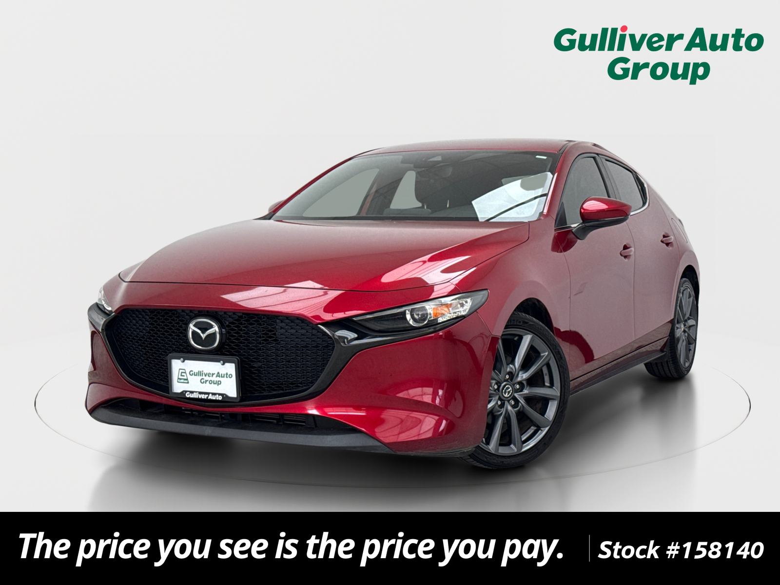 Soul Red Crystal Metallic 2020 Mazda MAZDA3 Hatchback Front-Wheel Drive 6-Speed Automatic