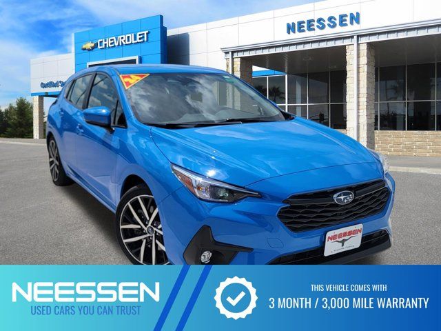 Blue Pearl 2024 Subaru Impreza Sport AWD Wagon All-Wheel Drive Continuously Variable Transmission