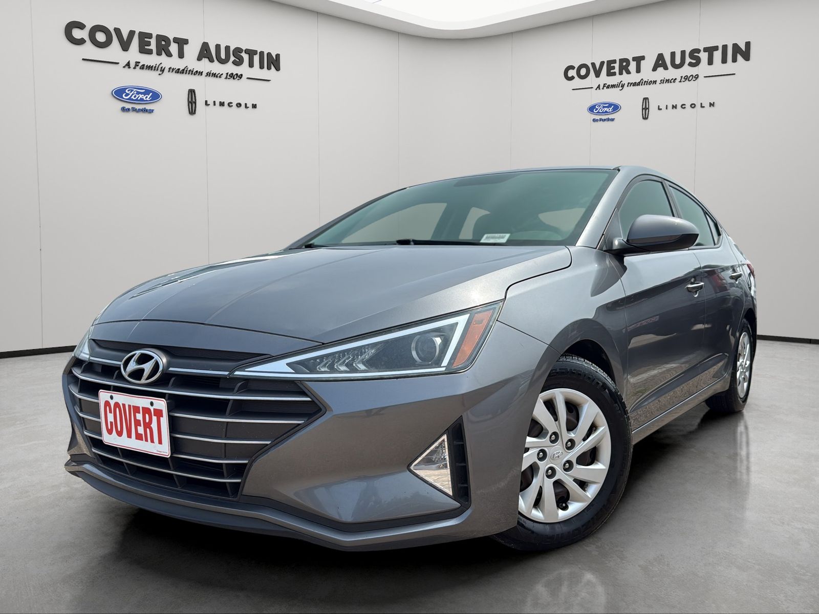 Machine Gray 2019 Hyundai Elantra Sedan Front-Wheel Drive 6-Speed Automatic