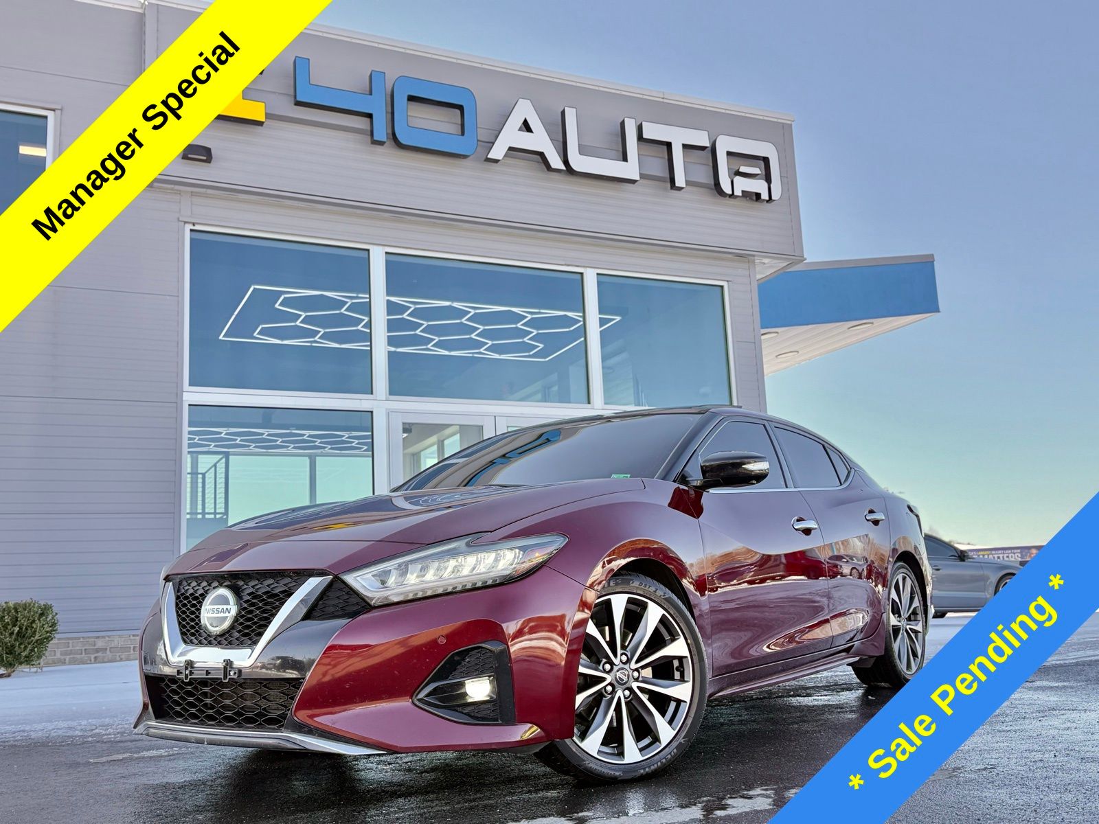 Carnelian Red Tintcoat 2019 Nissan Maxima Platinum FWD Sedan Front-Wheel Drive Continuously Variable Transmission
