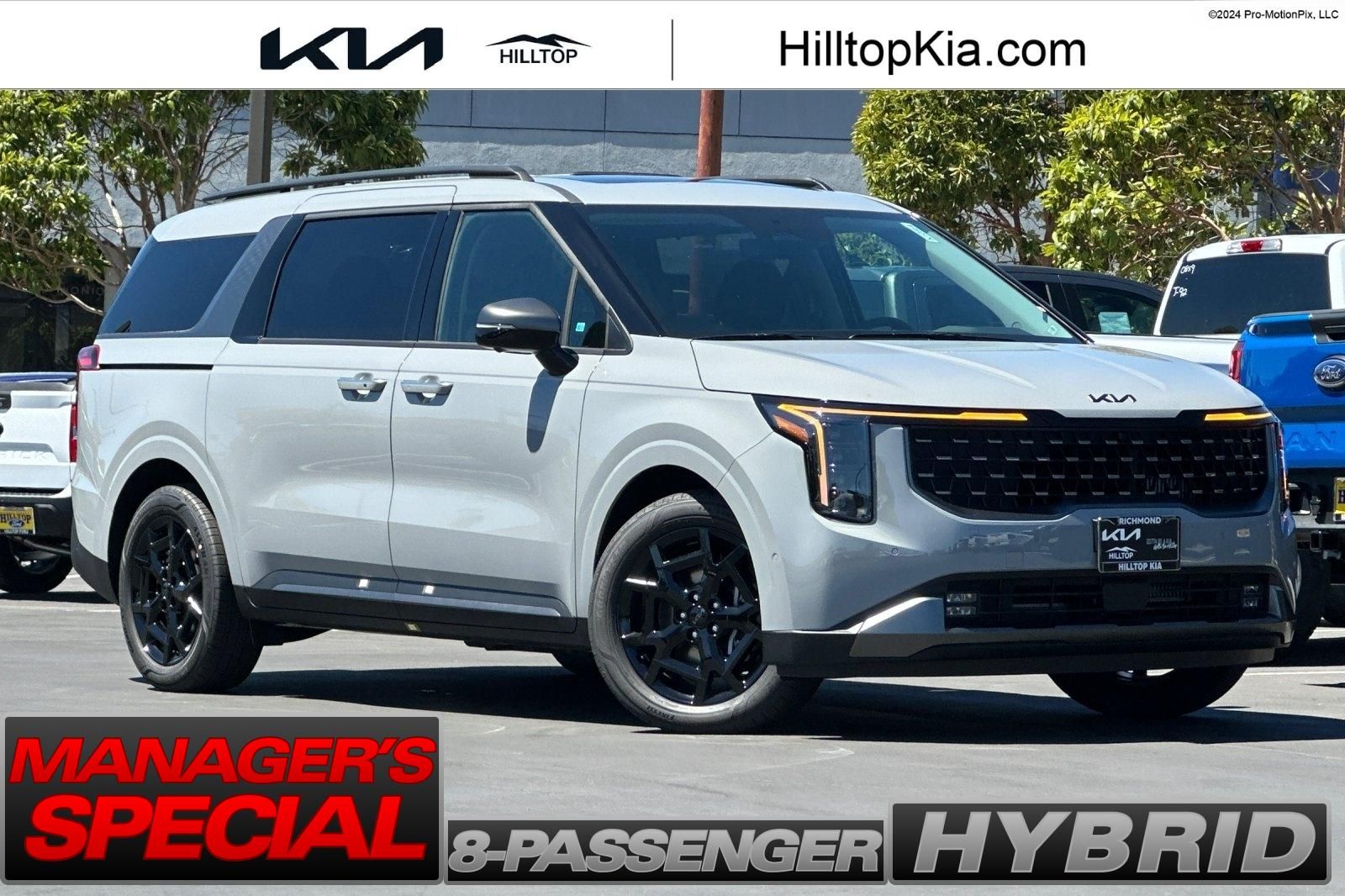 Ceramic Silver 2026 Kia Carnival Hybrid Minivan Front-Wheel Drive 6-Speed Automatic