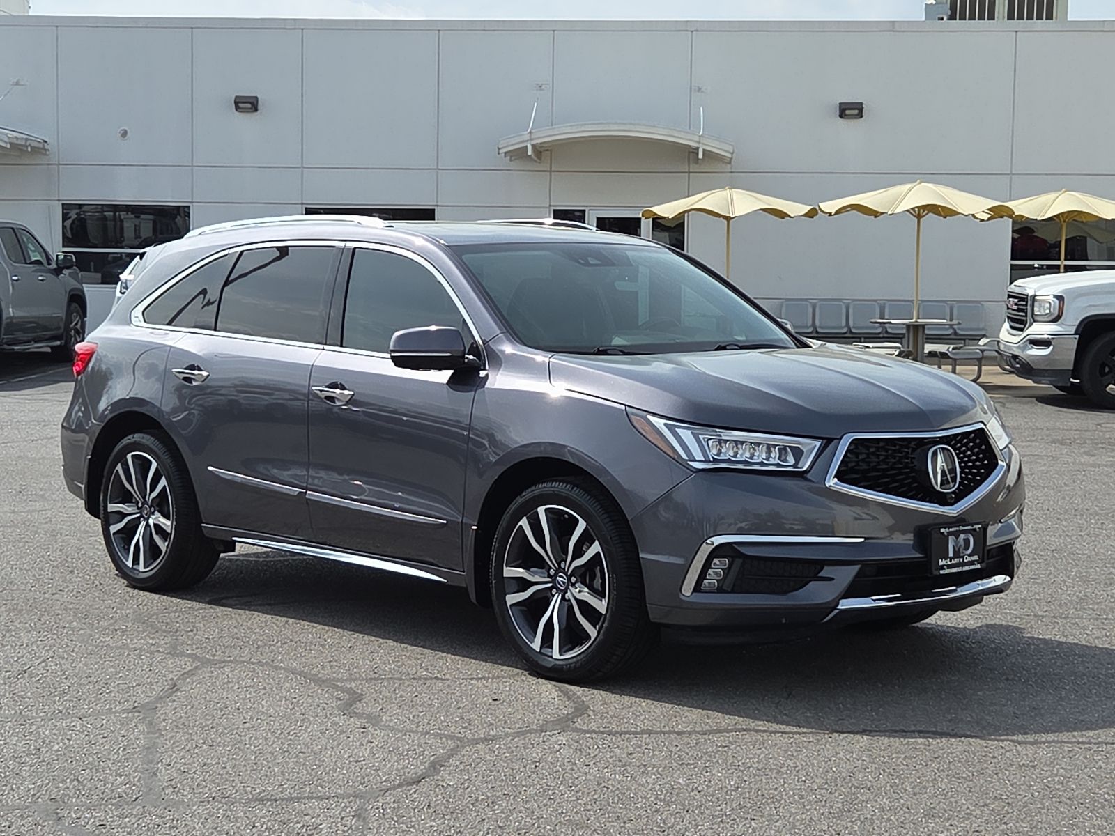 Gray (Modern Steel Metallic) 2020 Acura MDX SH-AWD with Advance Package SUV / Crossover All-Wheel Drive 9-Speed Automatic