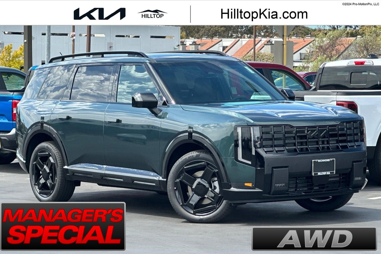 Black Jade Green 2027 Kia Telluride SUV / Crossover All-Wheel Drive 8-Speed Automatic