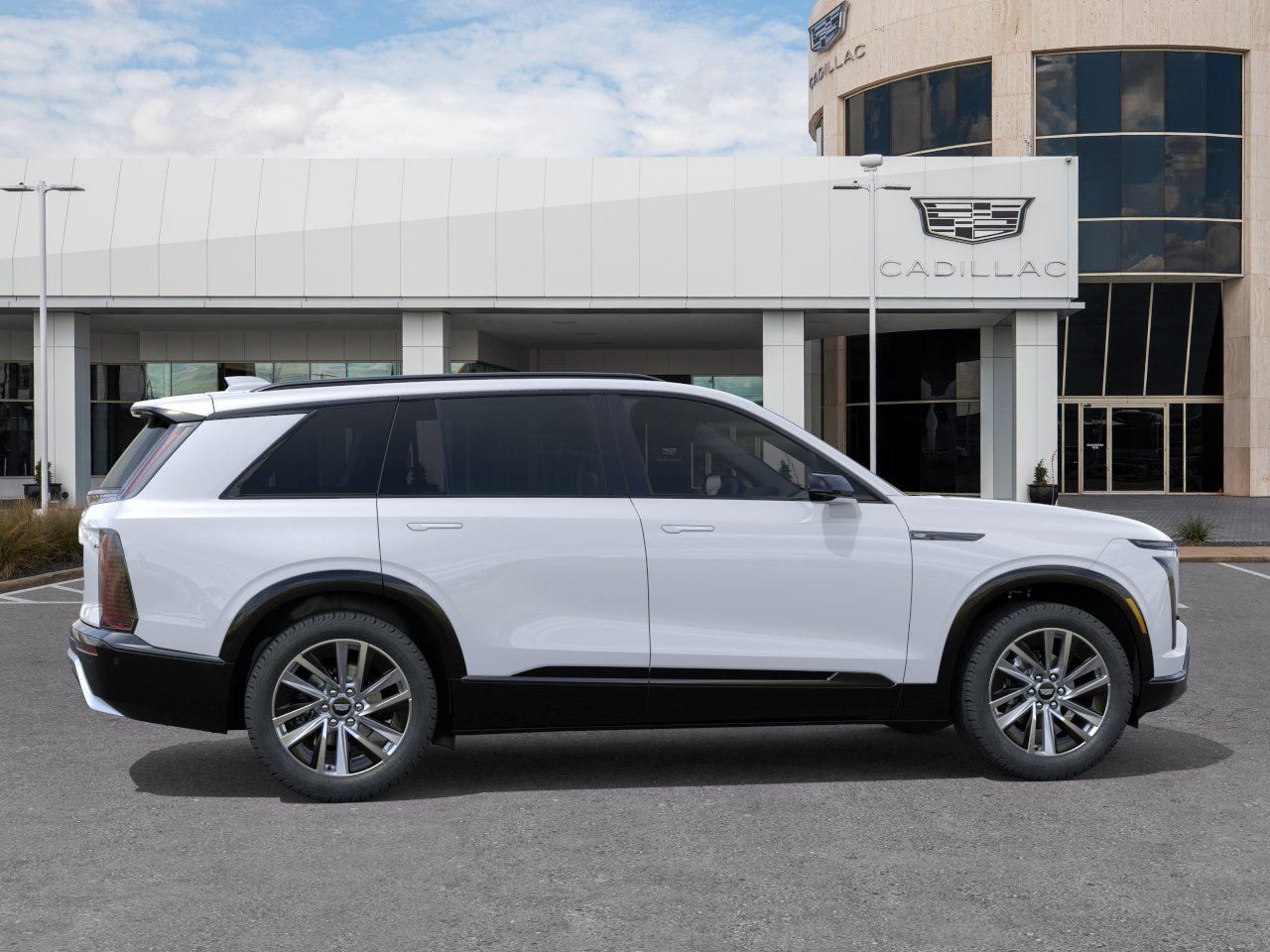 2027 Cadillac VISTIQ Sport White at Bayway Cadillac of The Woodlands