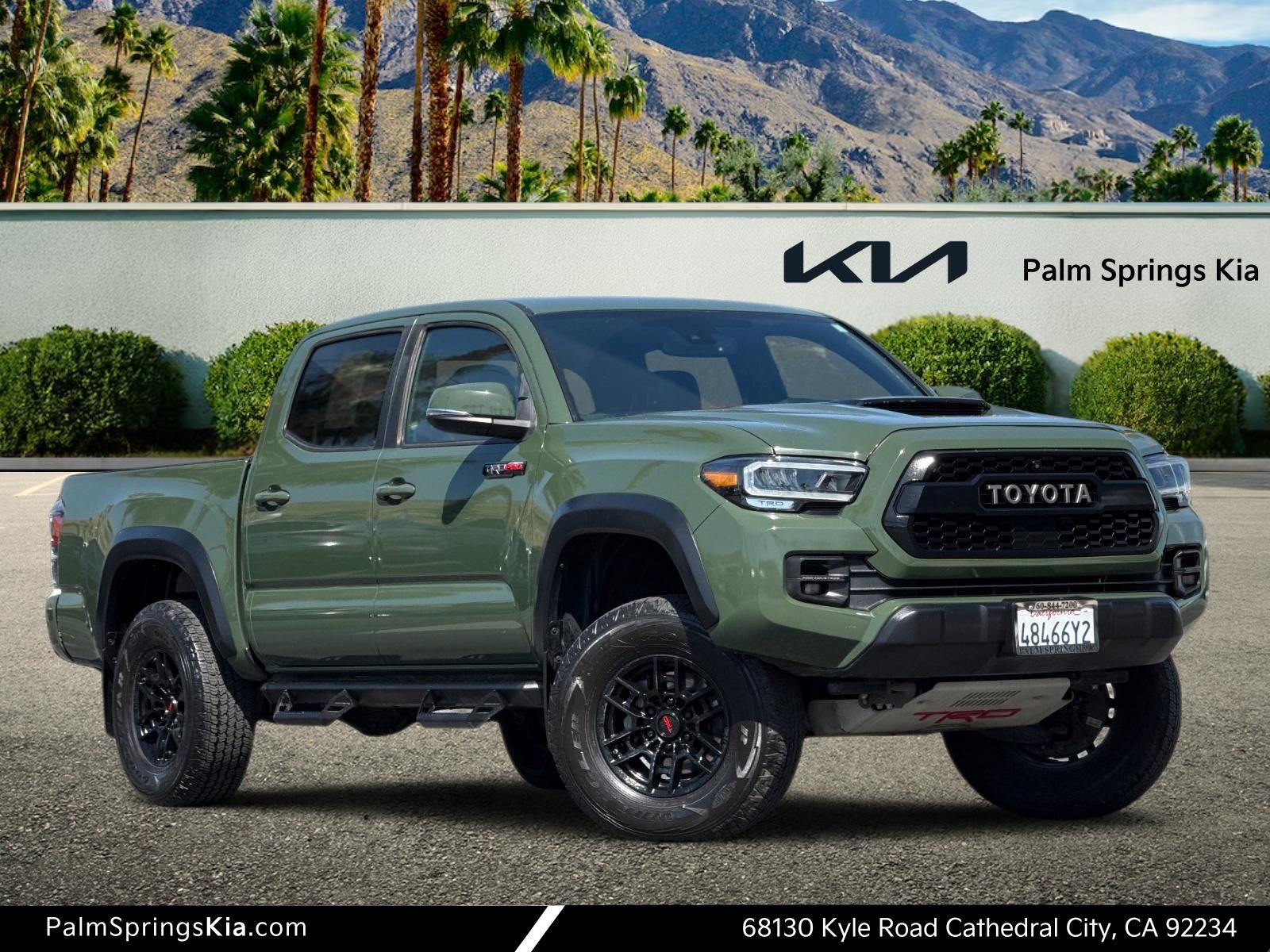 Army Green 2020 Toyota Tacoma TRD Pro Double Cab 4WD Pickup Truck Four-Wheel Drive 6-Speed Automatic