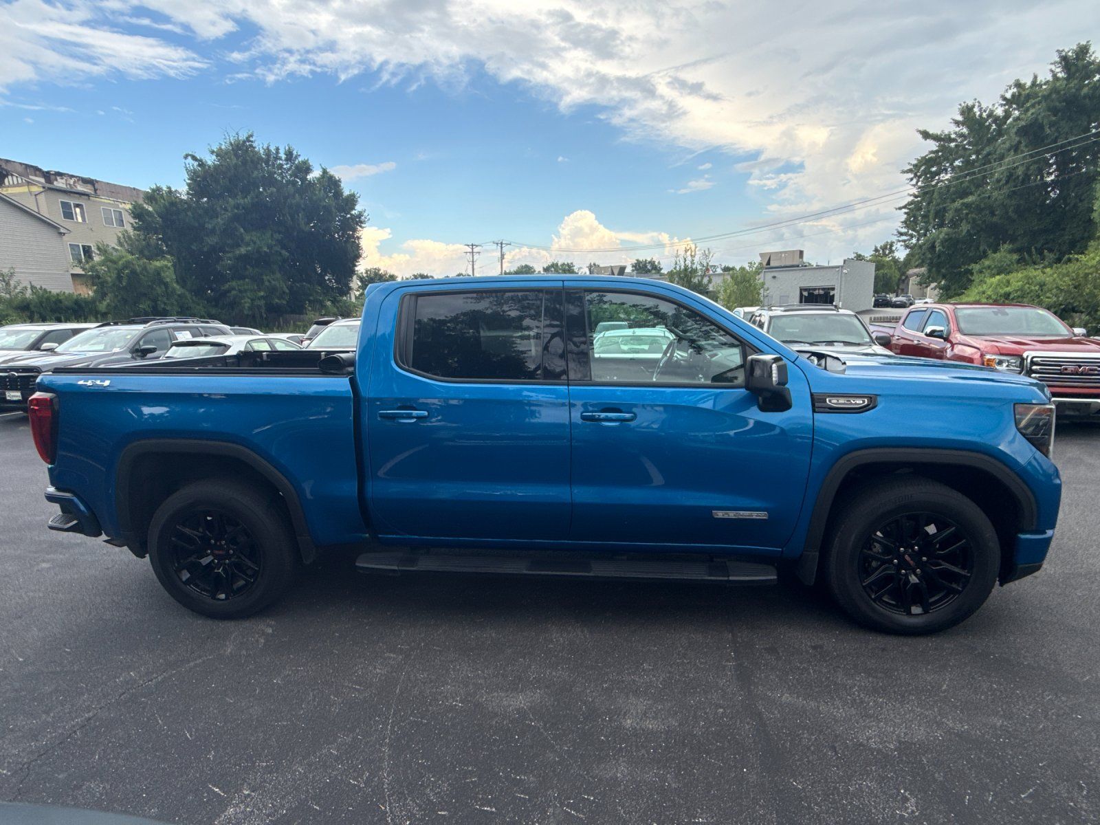 Dynamic Blue Metallic 2022 GMC Sierra 1500 Pickup Truck Four-Wheel Drive Automatic