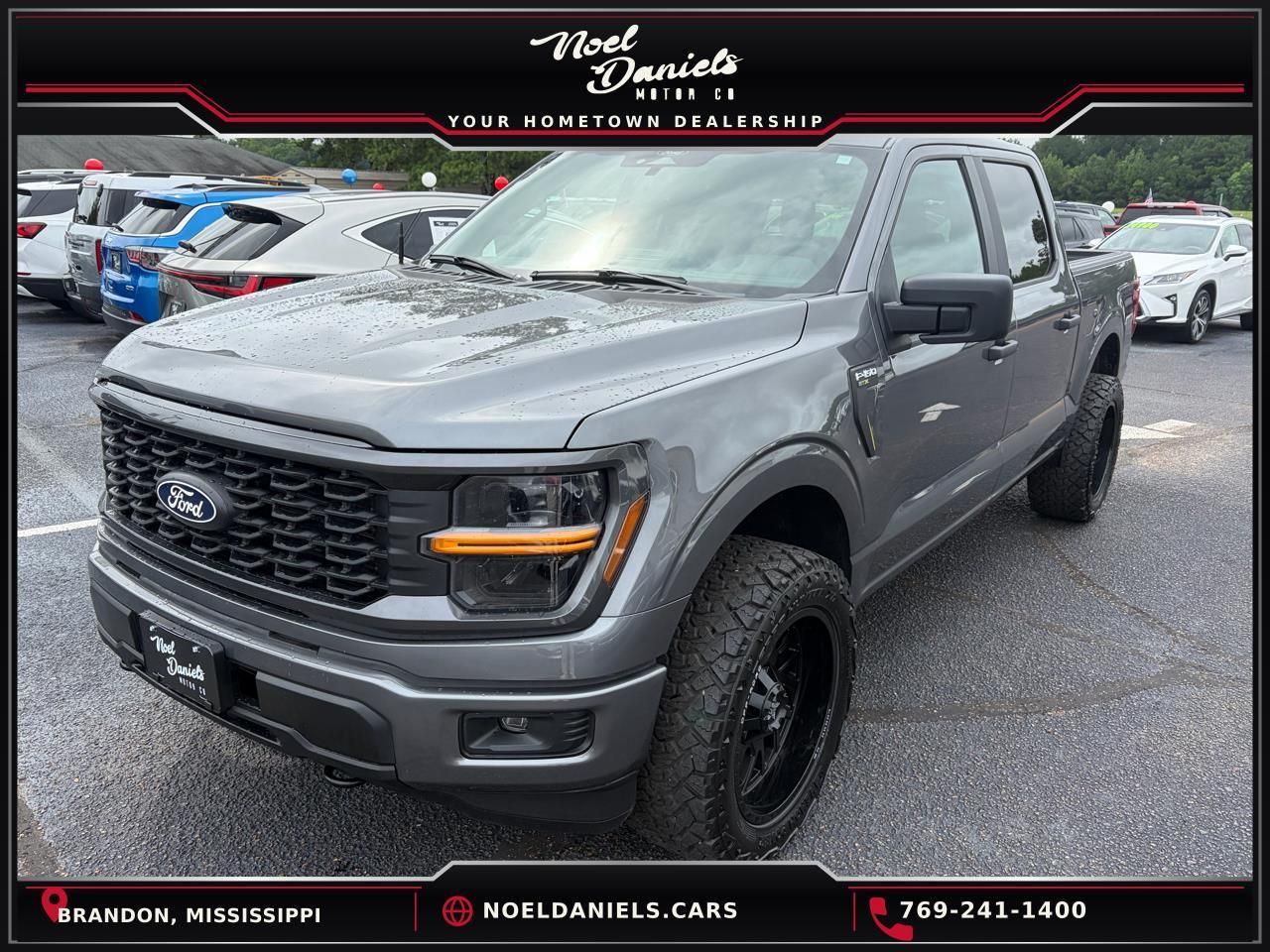 Gray Metallic 2025 Ford F-150 Pickup Truck Four-Wheel Drive Automatic