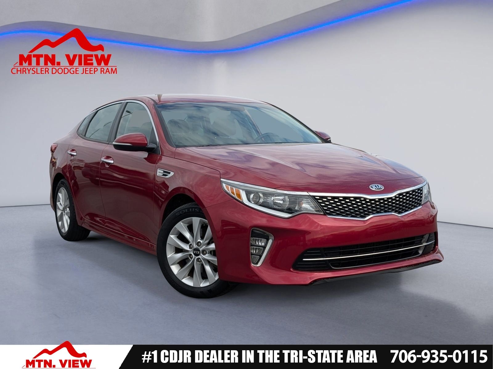 Remington Red Metallic 2018 Kia Optima S Sedan Front-Wheel Drive 6-Speed Automatic