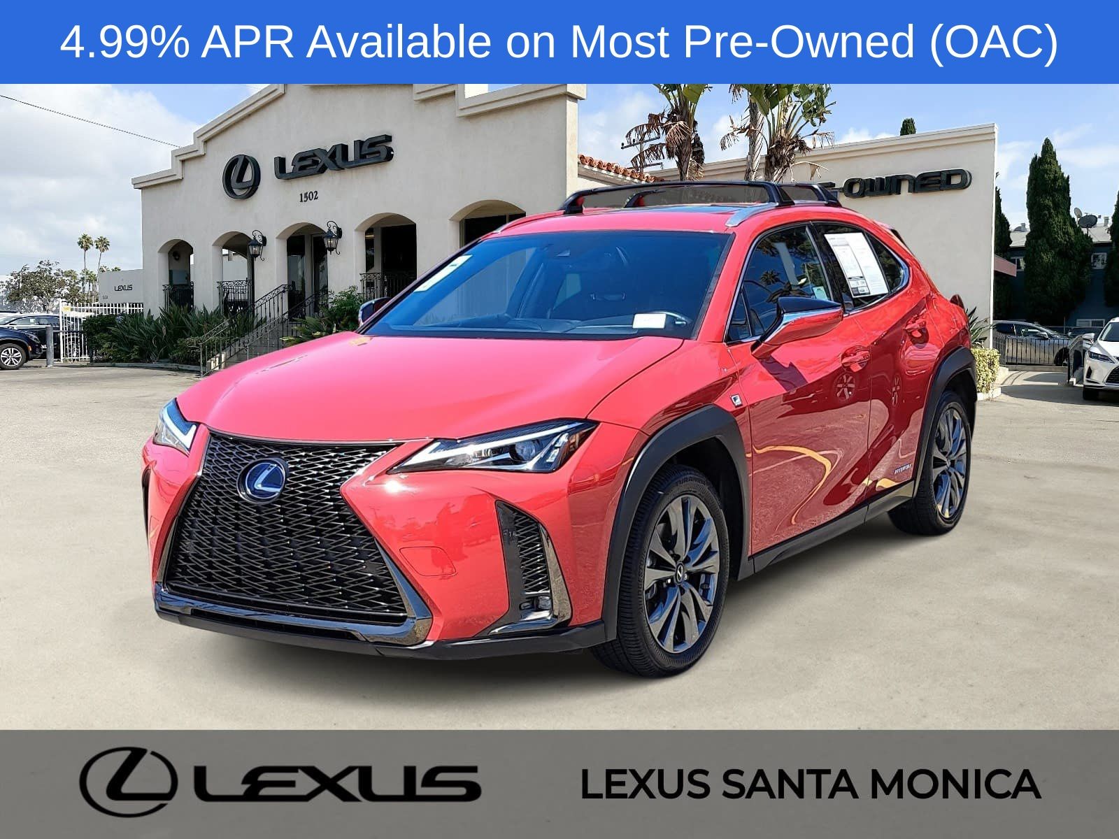 Redline 2019 Lexus UX Hybrid SUV / Crossover All-Wheel Drive Continuously Variable Transmission