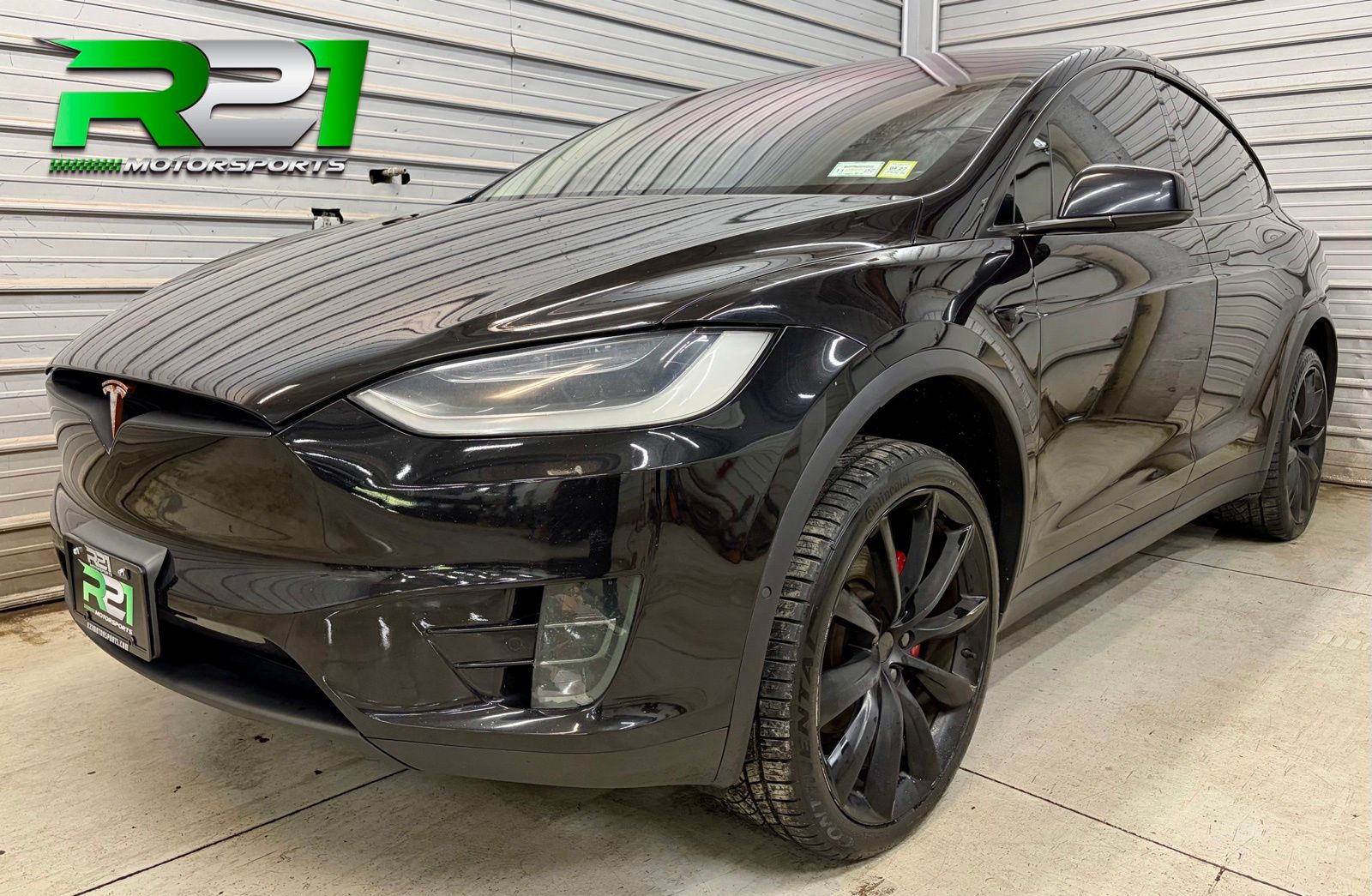 Solid Black 2017 Tesla Model X SUV / Crossover All-Wheel Drive 1-Speed Automatic