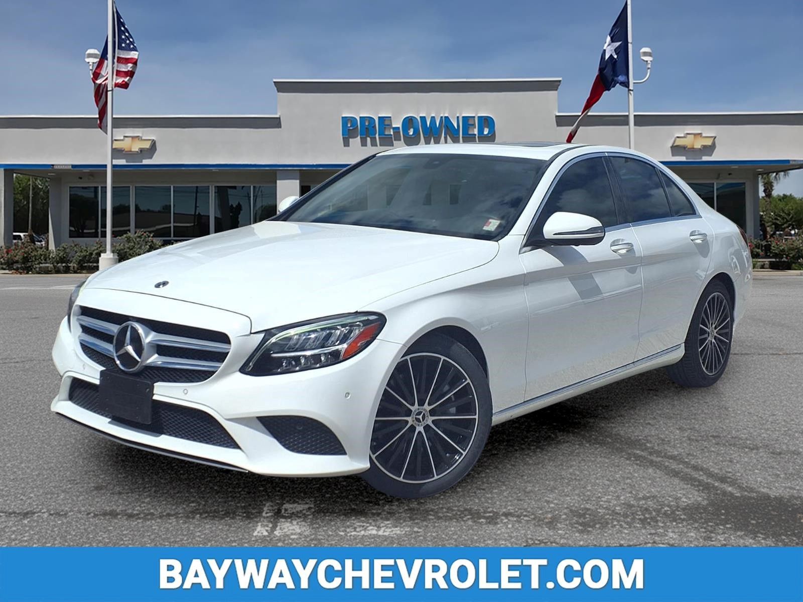 Polar White 2021 Mercedes-Benz C-Class C 300 Sedan RWD Sedan Rear-Wheel Drive 9-Speed Automatic