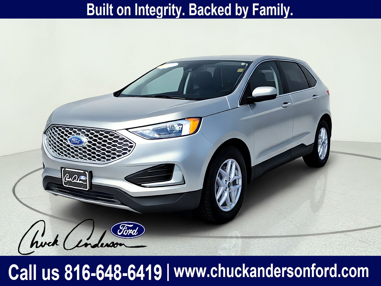 Silver Metallic 2024 Ford Edge SUV / Crossover All-Wheel Drive 8-Speed Automatic