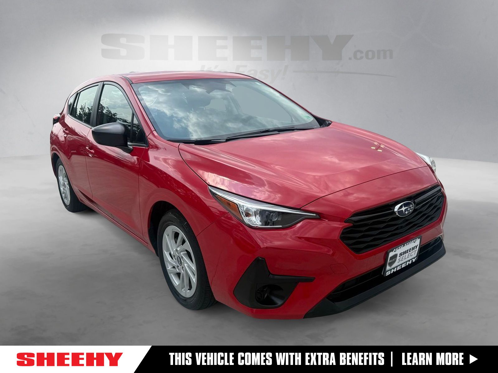 Pure Red 2024 Subaru Impreza Wagon All-Wheel Drive Continuously Variable Transmission