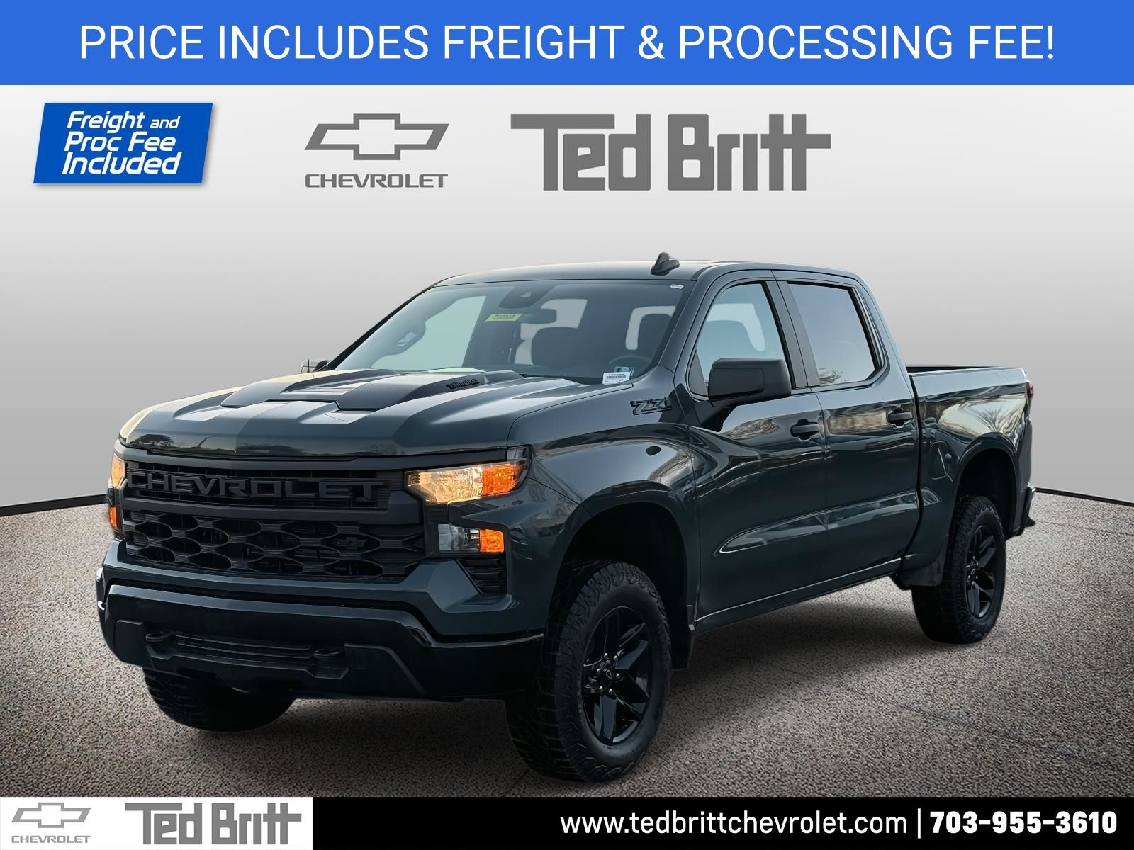 2026 Chevrolet Silverado 1500 Custom Trail Boss Crew Cab 4WD