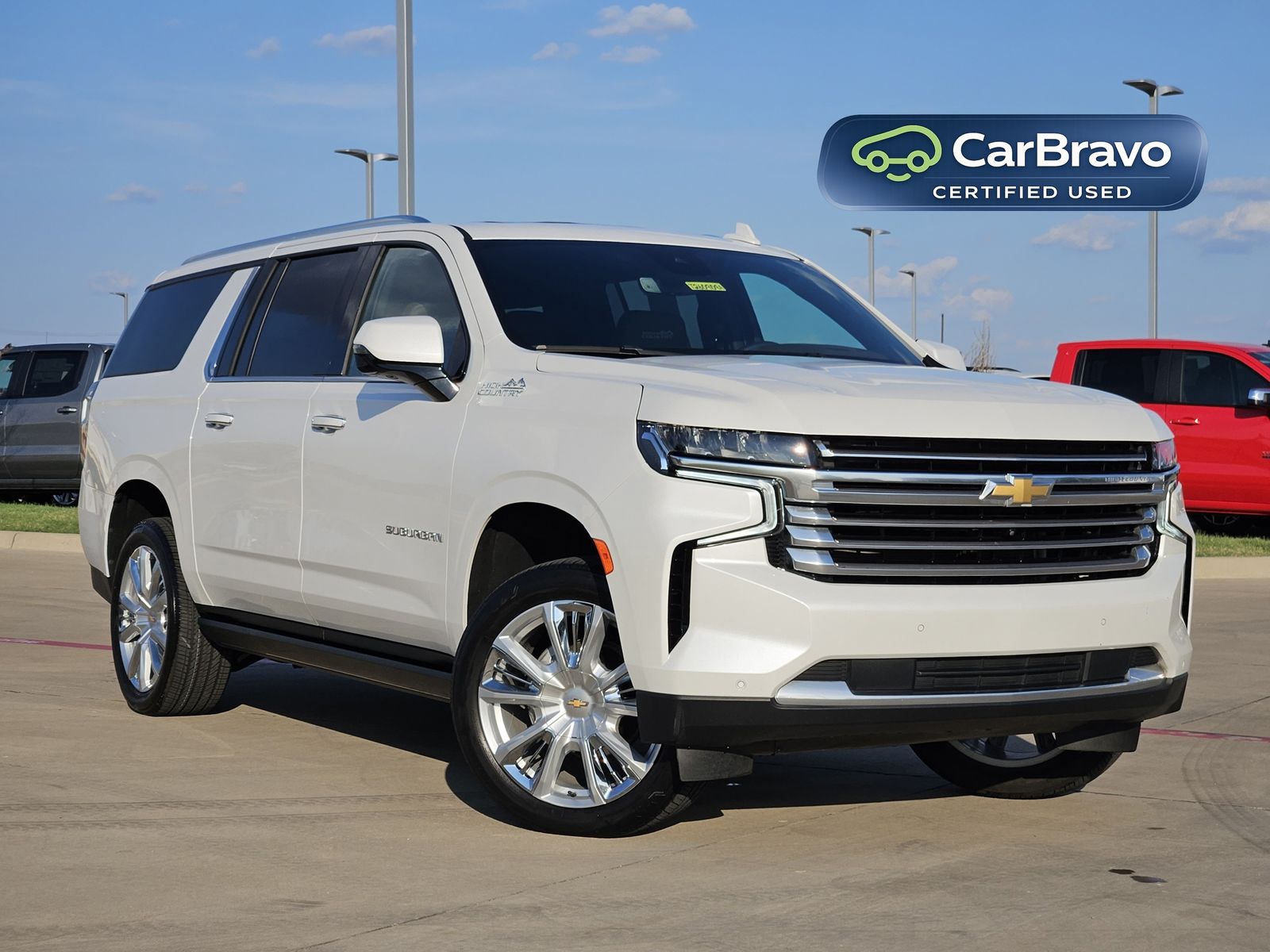 White (Iridescent Pearl Tricoat) 2023 Chevrolet Suburban SUV / Crossover Four-Wheel Drive