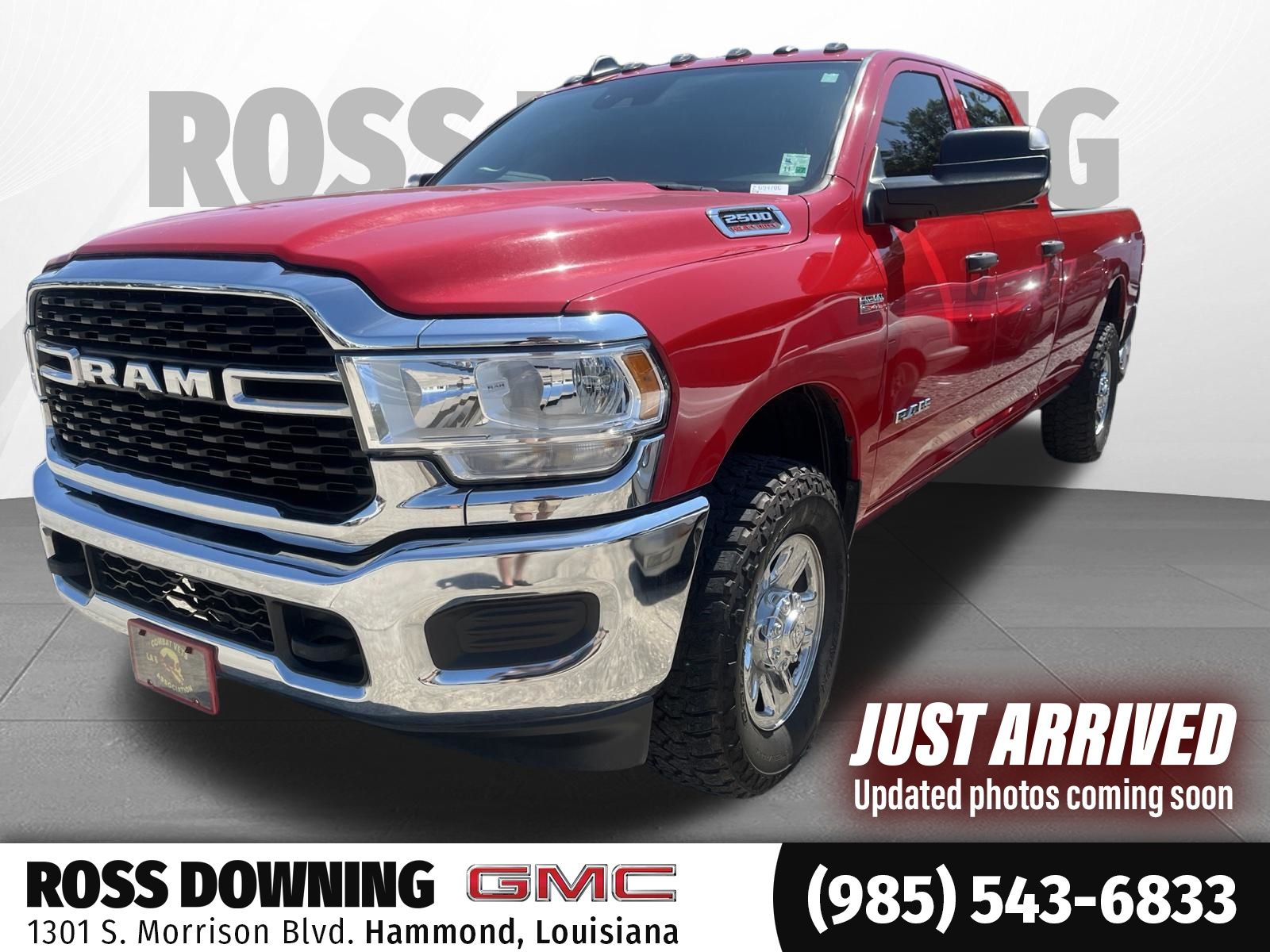 Flame Red Clearcoat 2022 RAM 2500 Pickup Truck Four-Wheel Drive 8-Speed Automatic