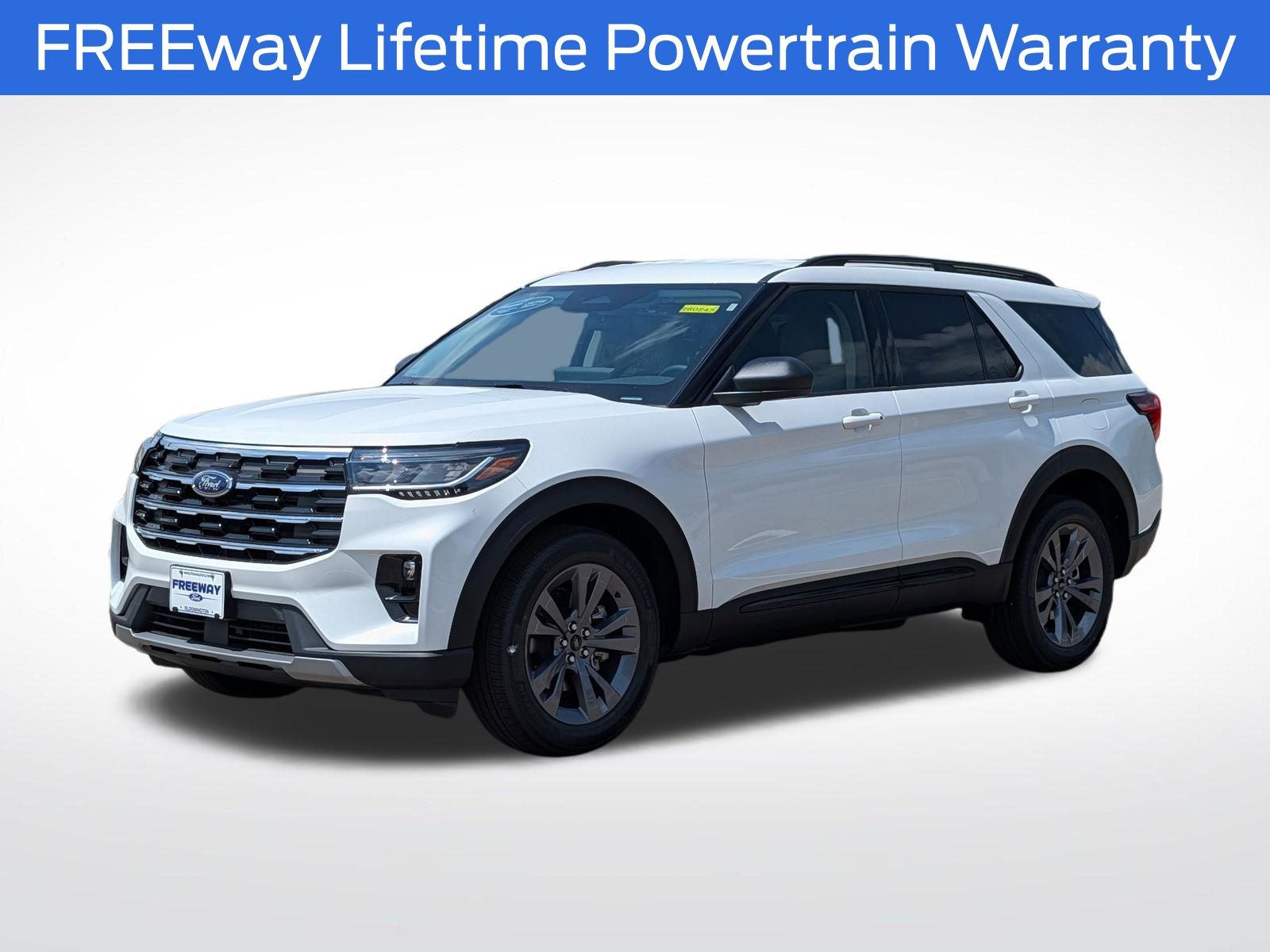 White Metallic 2026 Ford Explorer SUV / Crossover All-Wheel Drive Automatic