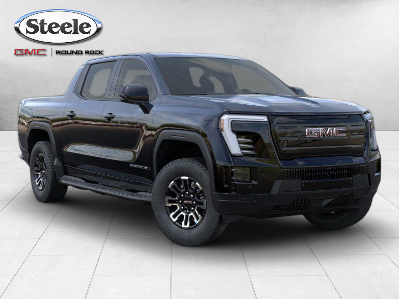 Onyx Black 2026 GMC Sierra EV Pickup Truck All-Wheel Drive 1-Speed Automatic