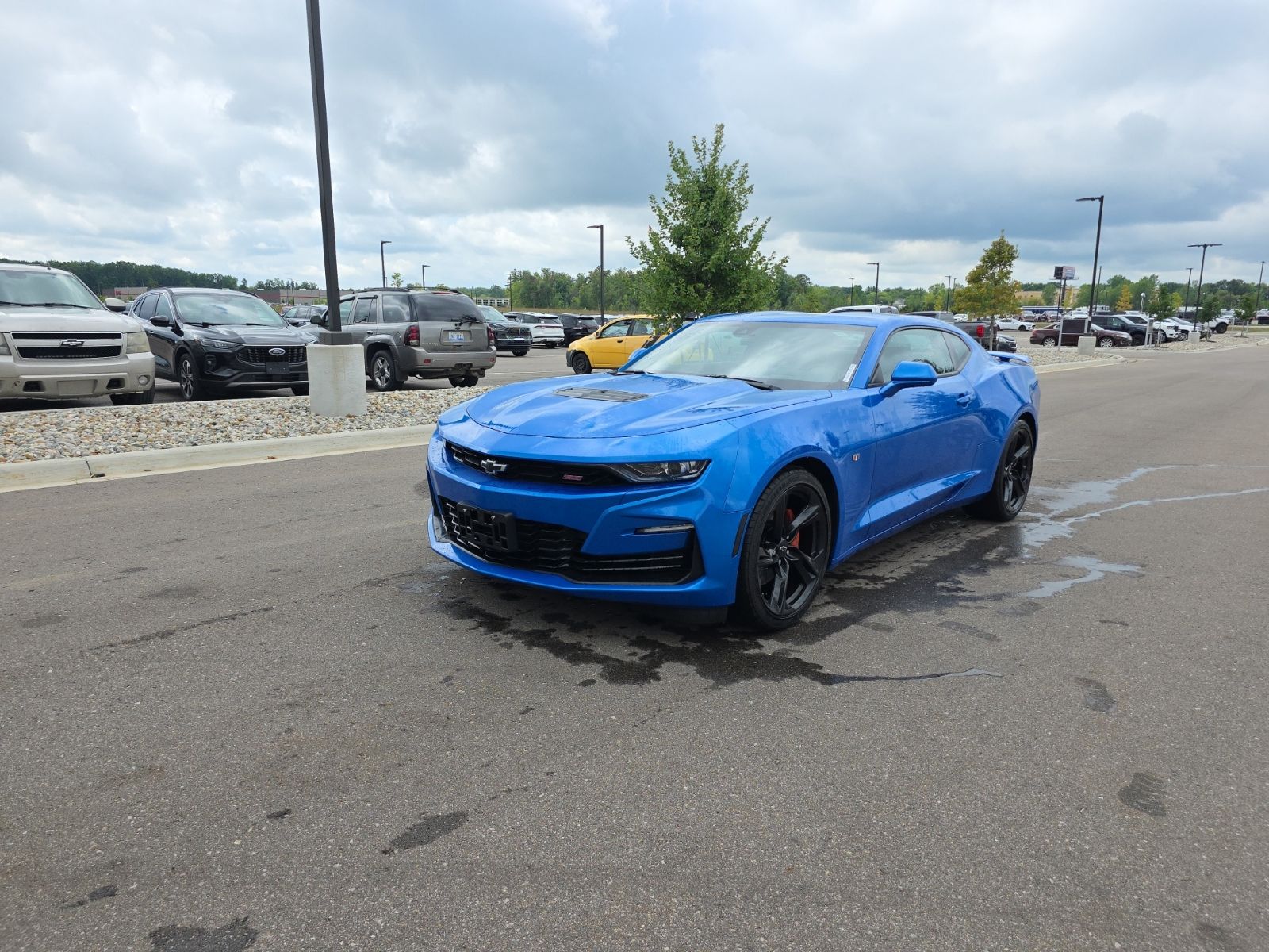Riptide Blue 2024 Chevrolet Camaro Coupe Rear-Wheel Drive Manual