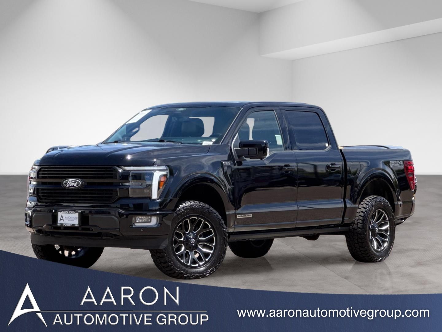 Black Metallic 2025 Ford F-150 Platinum SuperCrew 4WD Pickup Truck Four-Wheel Drive Automatic