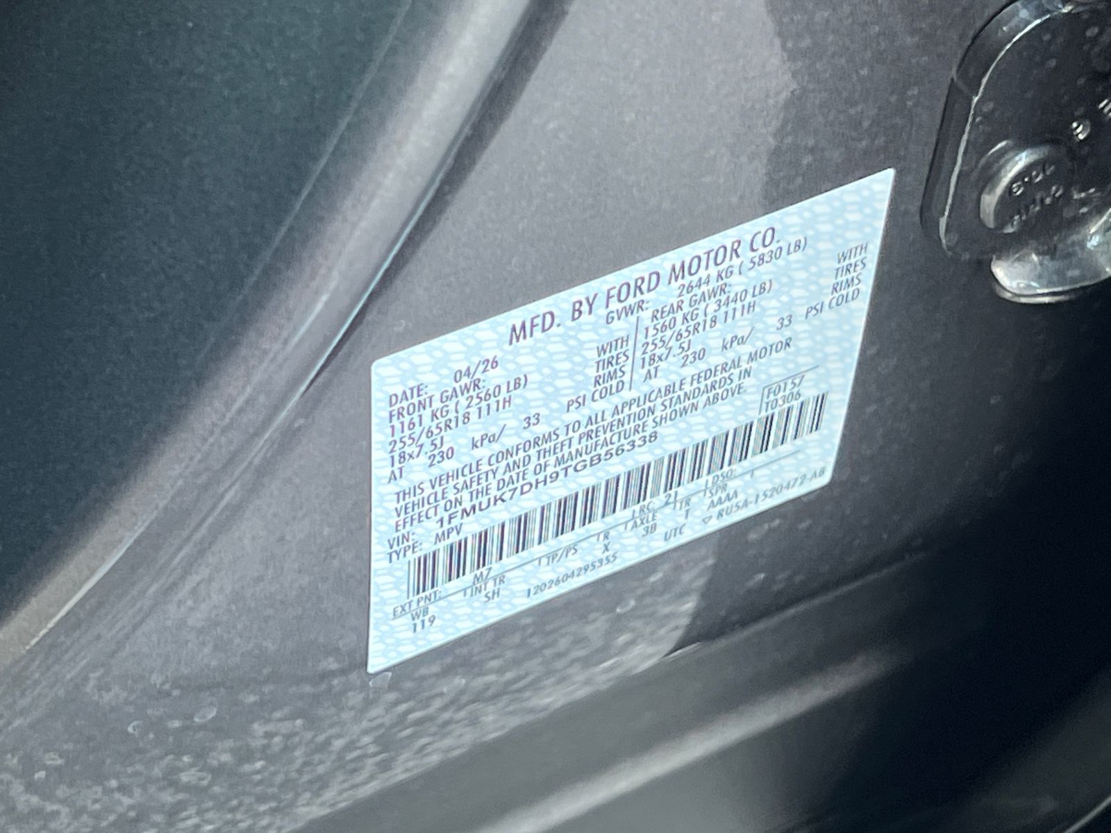 New 2026 Carbonized Gray Metallic Ford Active image 31