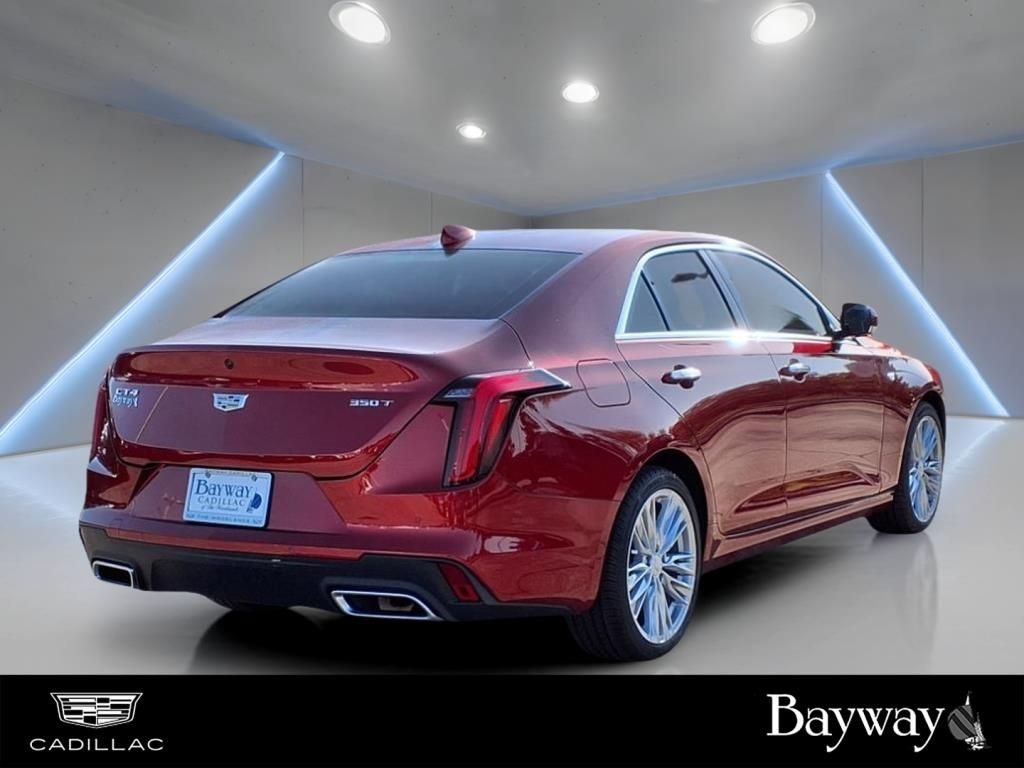 2025 Cadillac CT4 Premium Luxury Red at Bayway Cadillac of The Woodlands