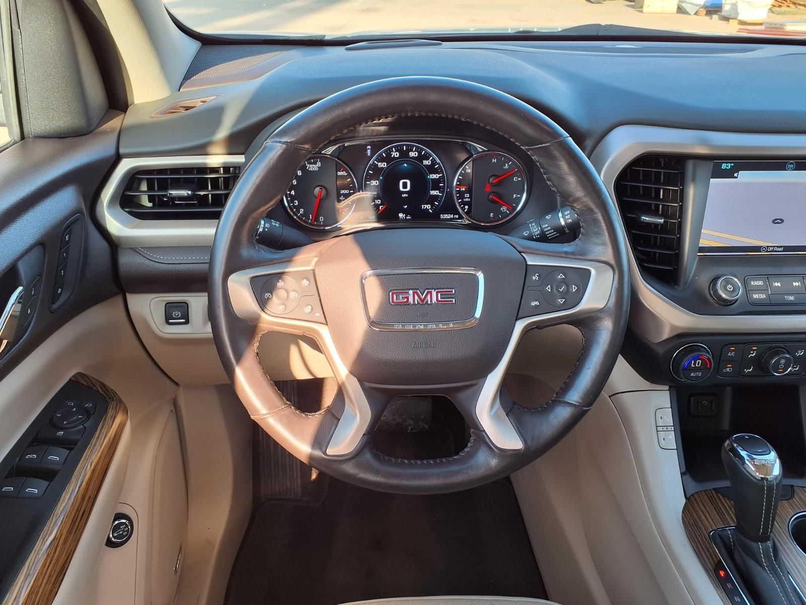 2017 GMC Acadia Denali White at Joe Myers Mazda Kia