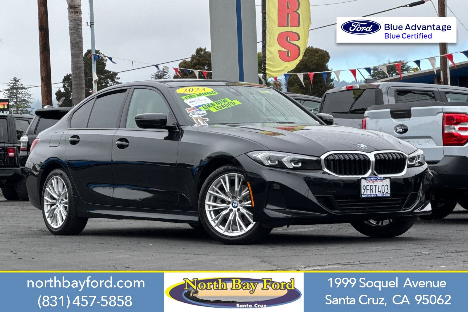 Black Sapphire Metallic 2023 BMW 3 Series Sedan Rear-Wheel Drive 8-Speed Automatic