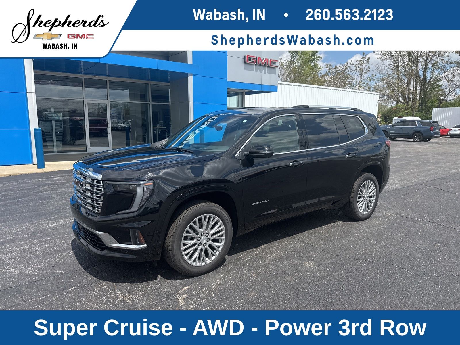 Black (Ebony Twilight Metallic) 2026 GMC Acadia SUV / Crossover Four-Wheel Drive 8-Speed Automatic
