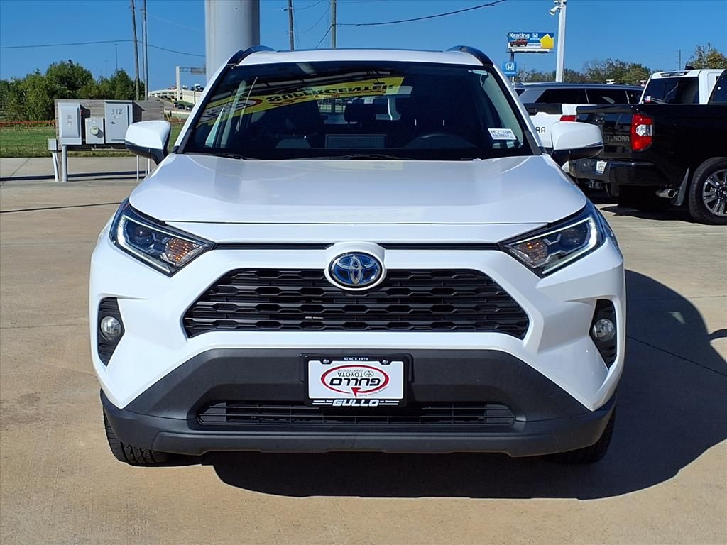 2021 Toyota RAV4 Hybrid XLE White at Don McGill Toyota