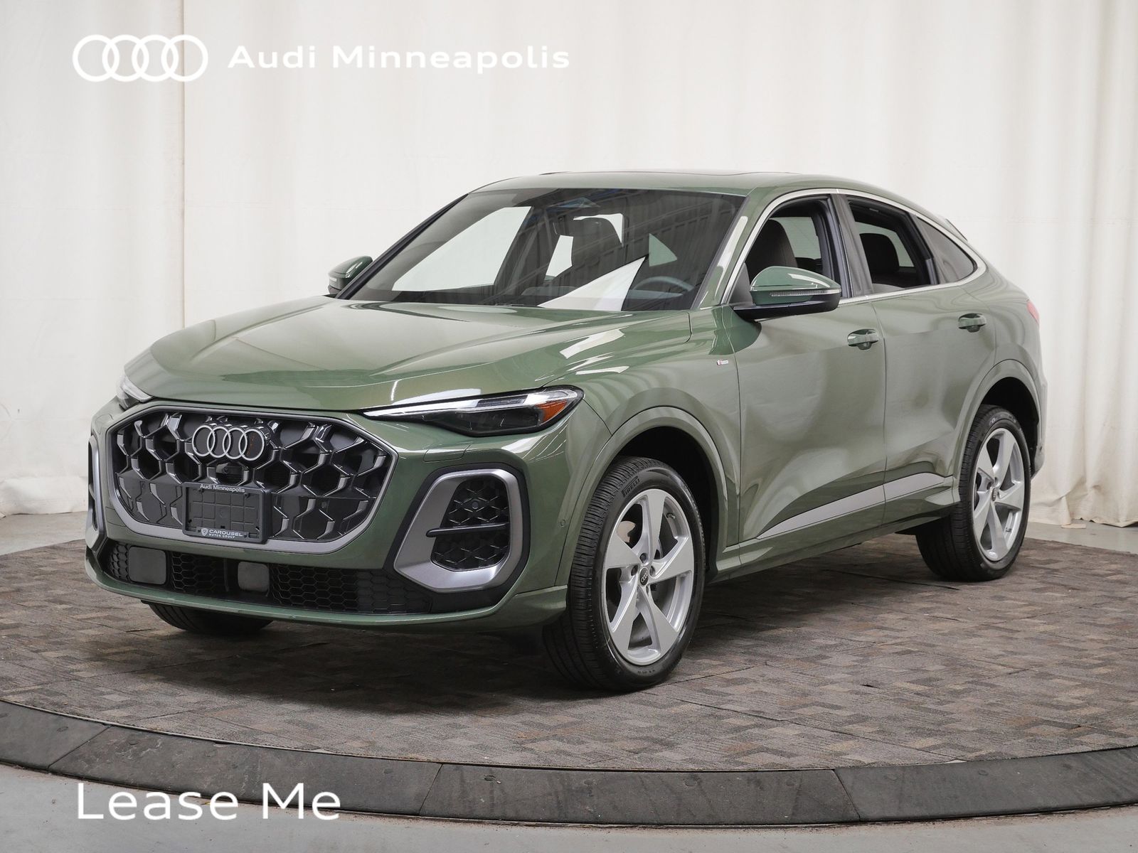 District Green Metallic 2025 Audi Q5 Sportback Sedan All-Wheel Drive 7-Speed Automatic