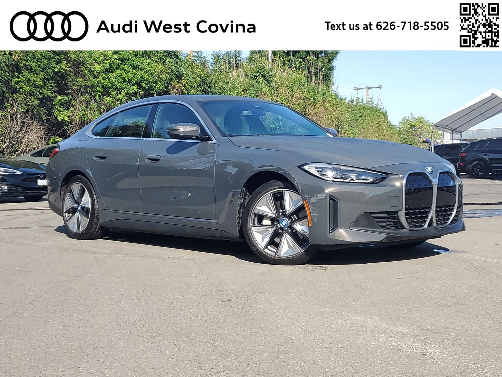 Individual Dravit Gray Metallic 2023 BMW i4 eDrive40 Gran Coupe FWD Sedan Rear-Wheel Drive Automatic