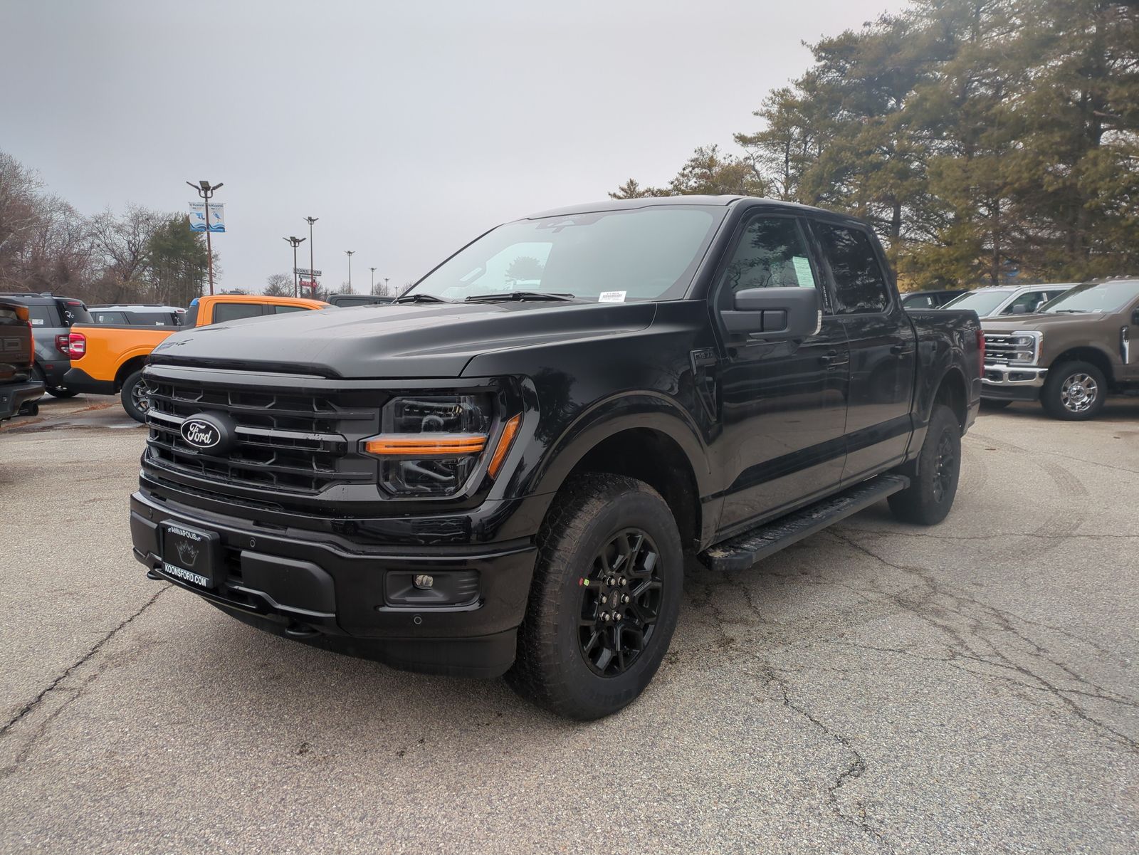 Black 2026 Ford F-150 XLT SuperCrew 4WD Pickup Truck Four-Wheel Drive Automatic