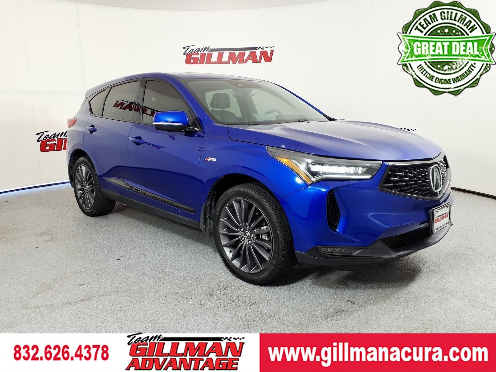 Fathom Blue Pearl 2023 Acura RDX SUV / Crossover All-Wheel Drive Automatic