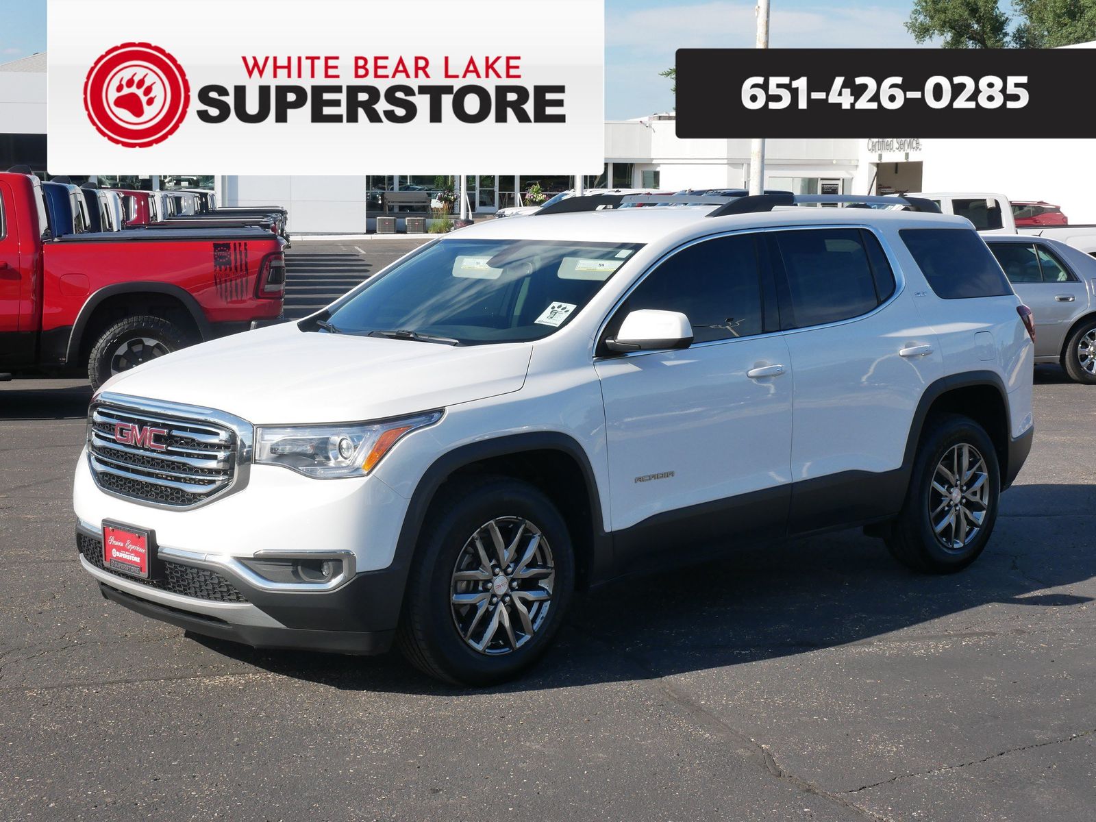 Summit White 2017 GMC Acadia SUV / Crossover Four-Wheel Drive 6-Speed Automatic