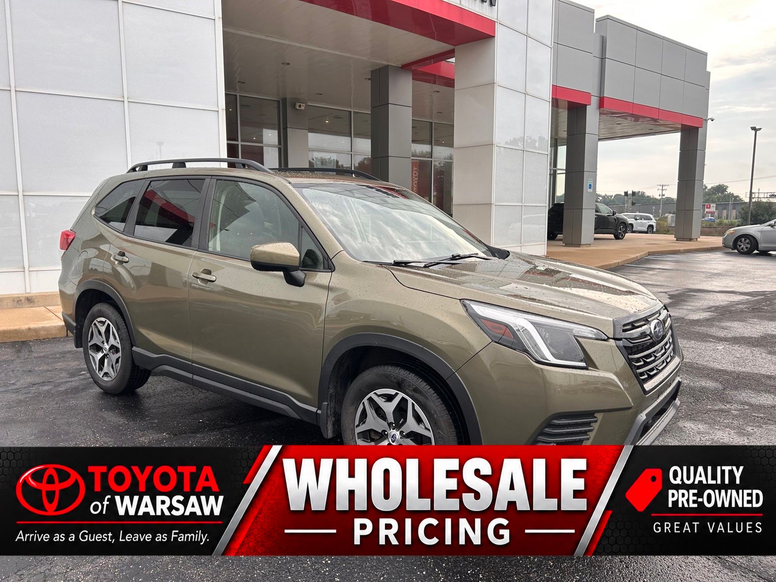 Autumn Green Metallic 2022 Subaru Forester SUV / Crossover All-Wheel Drive Continuously Variable Transmission