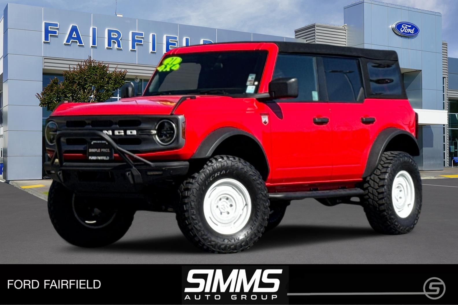 Race Red 2021 Ford Bronco Big Bend 4-Door 4WD SUV / Crossover Four-Wheel Drive Automatic