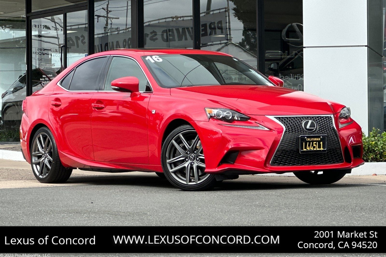 Redline 2016 Lexus IS Sedan Rear-Wheel Drive 8-Speed Automatic