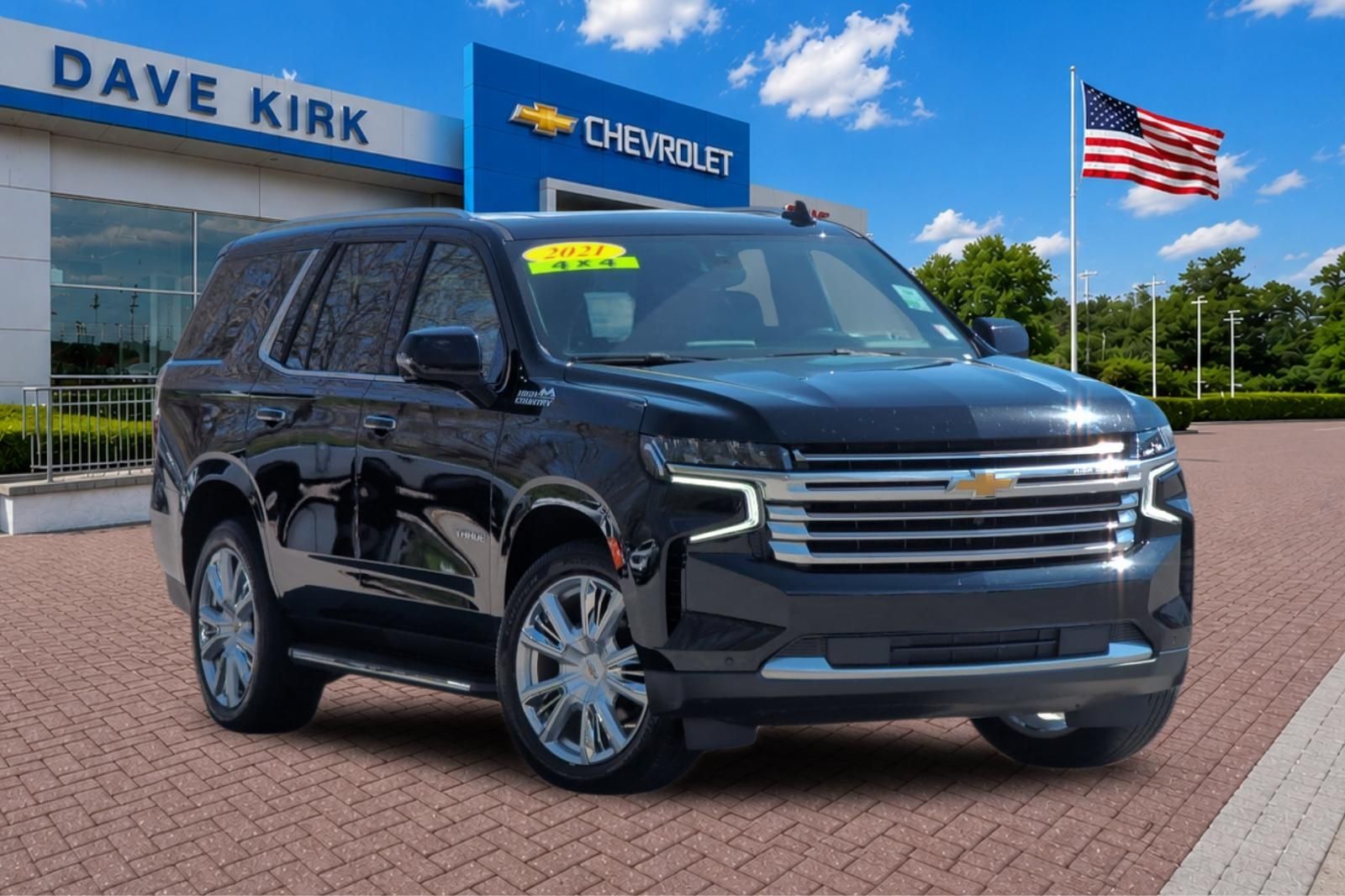 Black 2021 Chevrolet Tahoe High Country 4WD SUV / Crossover Four-Wheel Drive