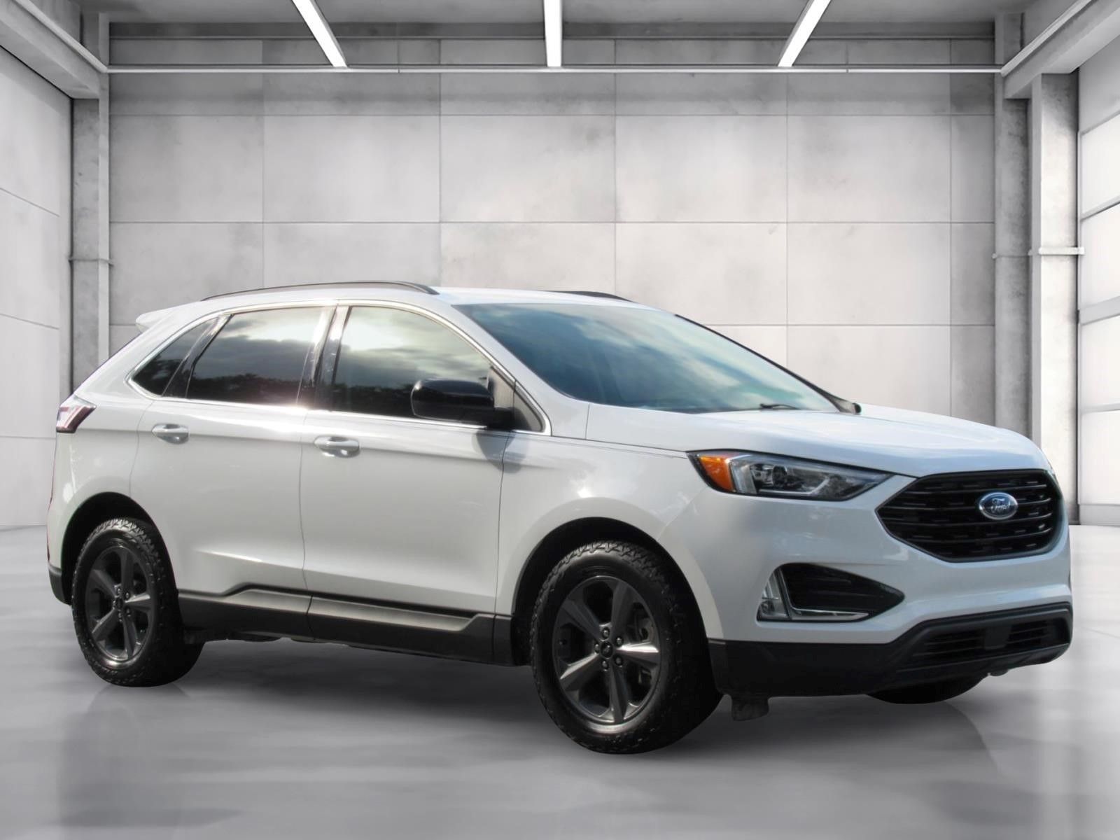 Oxford White 2022 Ford Edge SUV / Crossover All-Wheel Drive 8-Speed Automatic