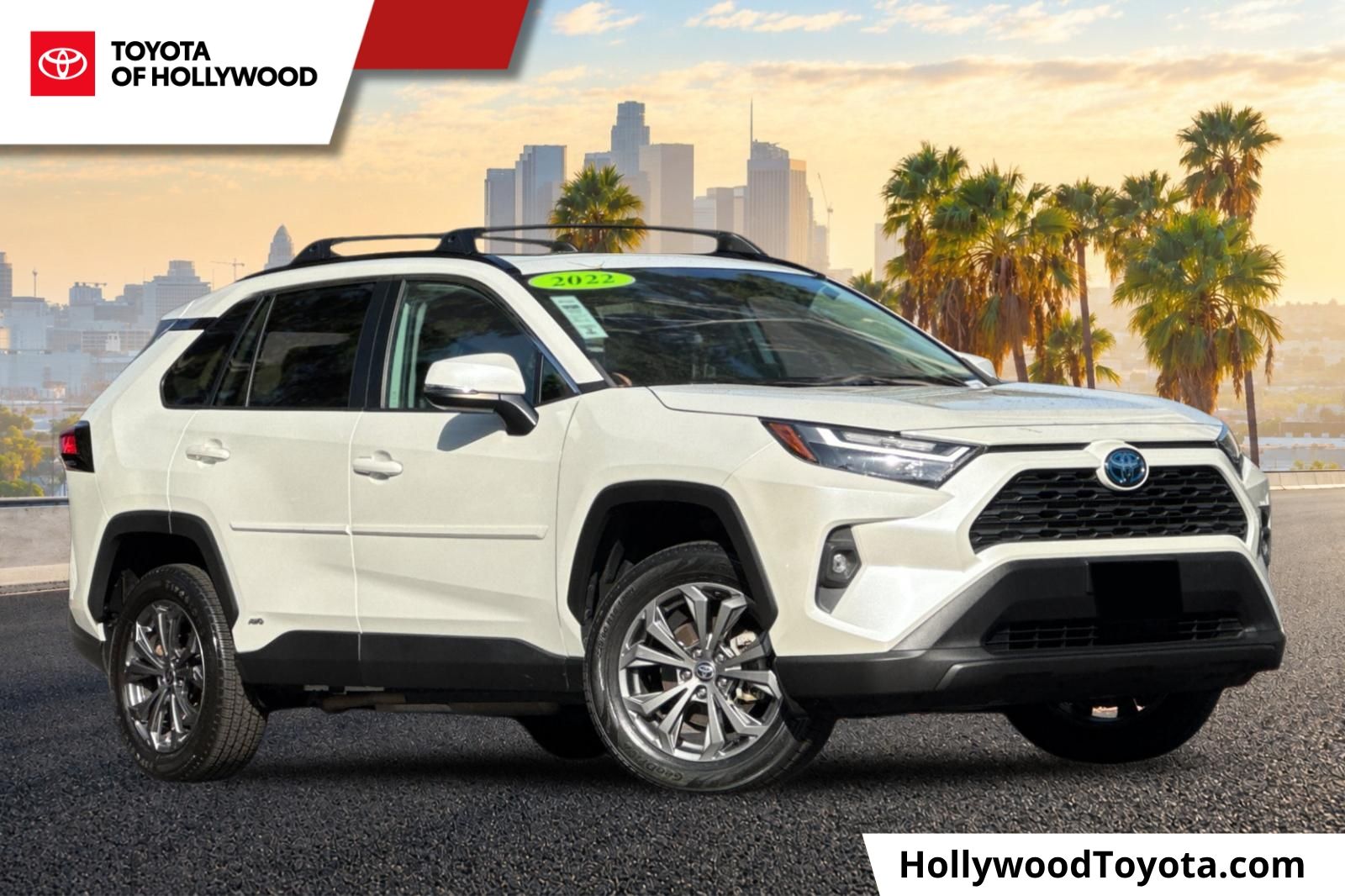 White (Blizzard Pearl) 2022 Toyota RAV4 Hybrid SUV / Crossover All-Wheel Drive Continuously Variable Transmission