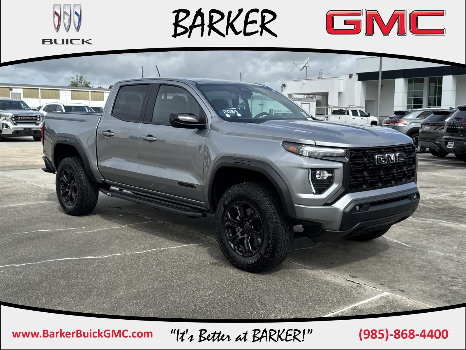Sterling Metallic 2024 GMC Canyon Elevation Crew Cab RWD Pickup Truck 4X2 8-Speed Automatic