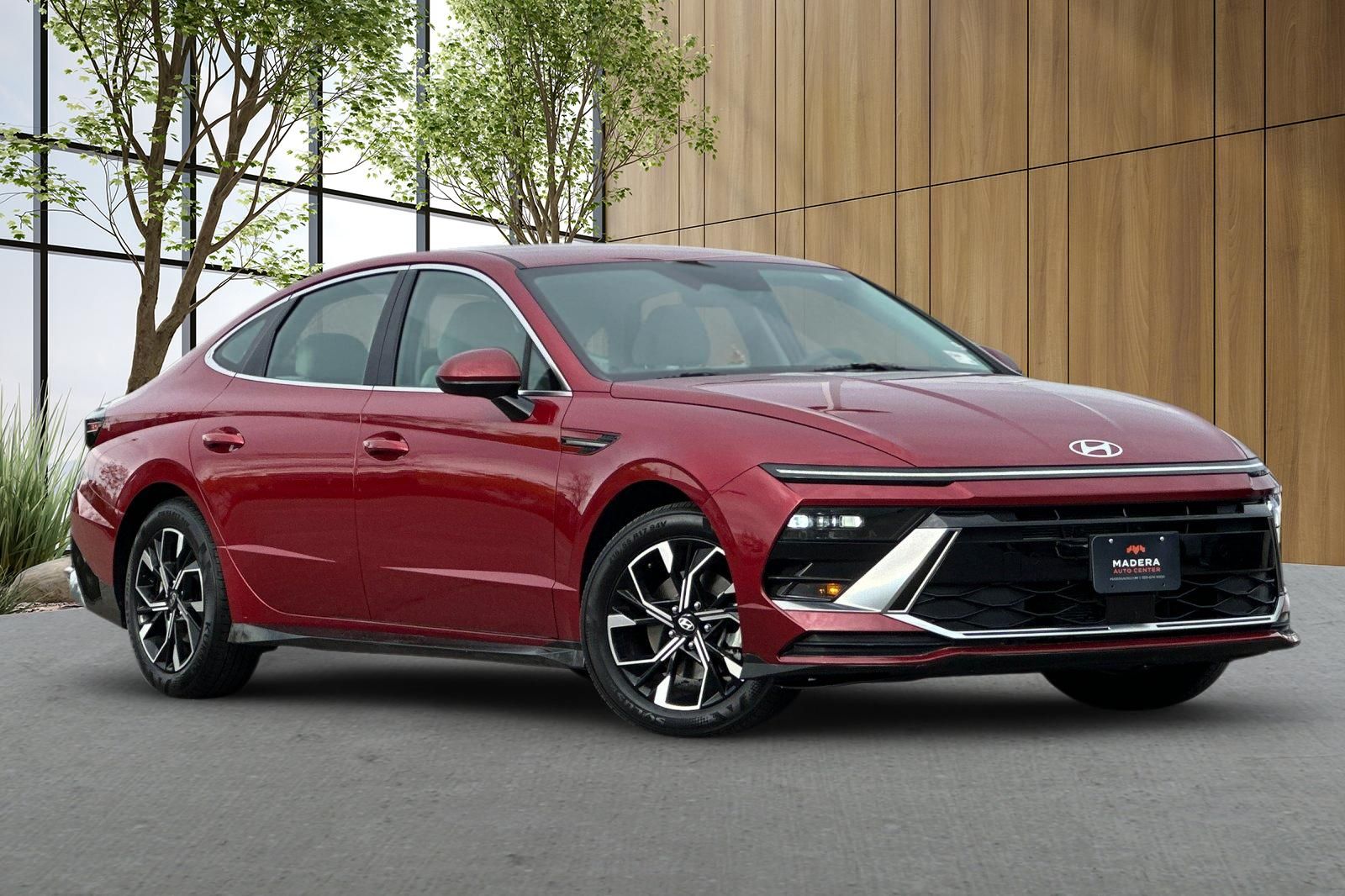 Ultimate red 2025 Hyundai Sonata SEL FWD Sedan Front-Wheel Drive 8-Speed Automatic