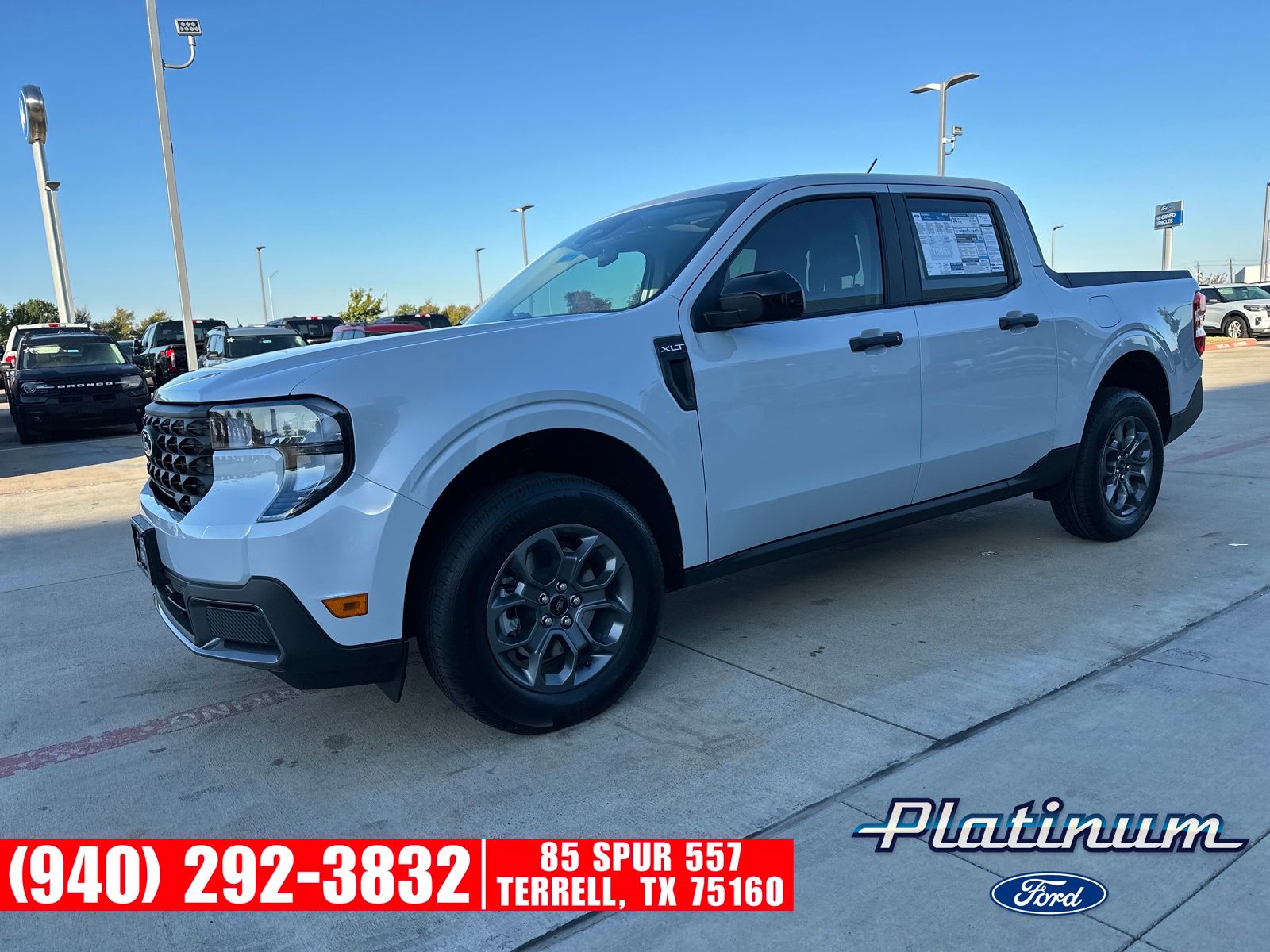 Space White Metallic 2025 Ford Maverick Pickup Truck All-Wheel Drive 8-Speed Automatic