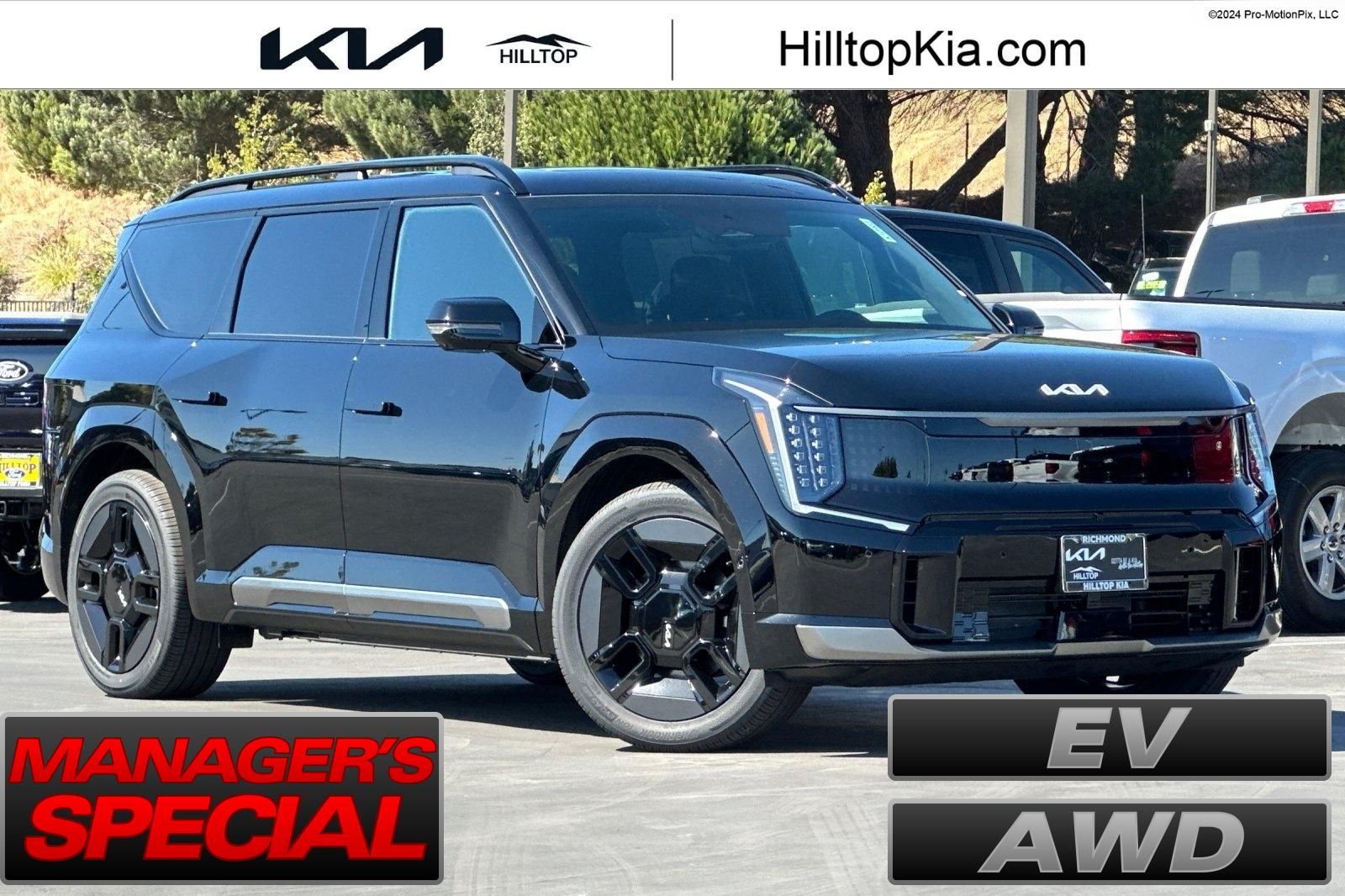 Ebony Black 2026 Kia EV9 SUV / Crossover All-Wheel Drive 1-Speed Automatic