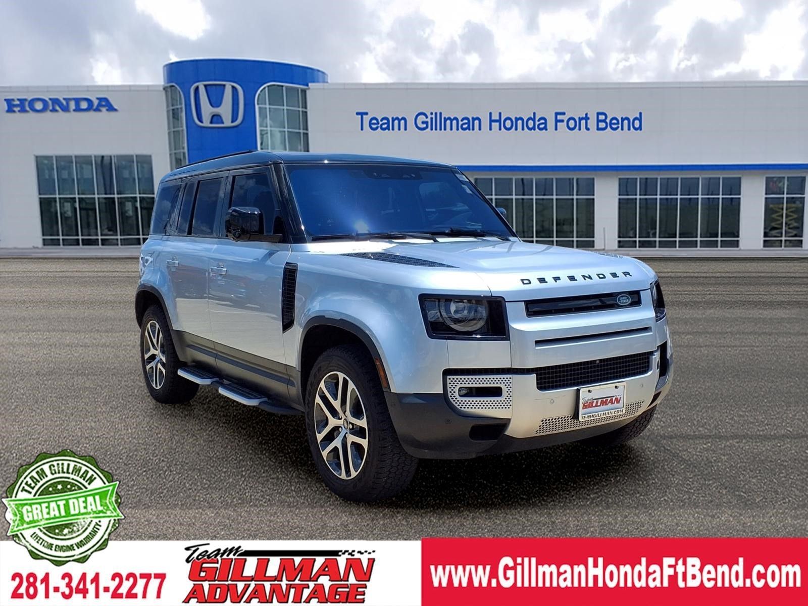 Hakuba Silver Metallic 2024 Land Rover Defender SUV / Crossover All-Wheel Drive 8-Speed Automatic