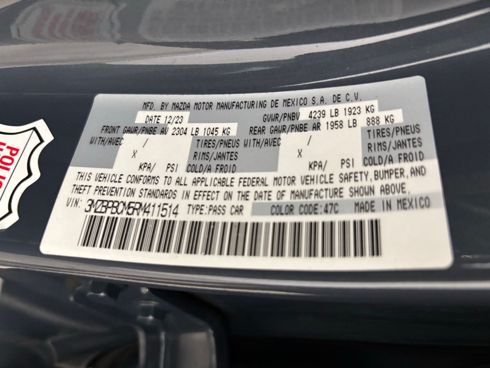 Used Car 2024 Mazda Mazda3  2.5 S Carbon Edition For Sale Under $25,000 In Austin, Texas
