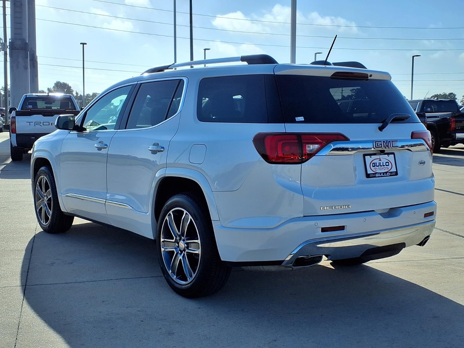 2017 GMC Acadia Denali White at Joe Myers Mazda Kia
